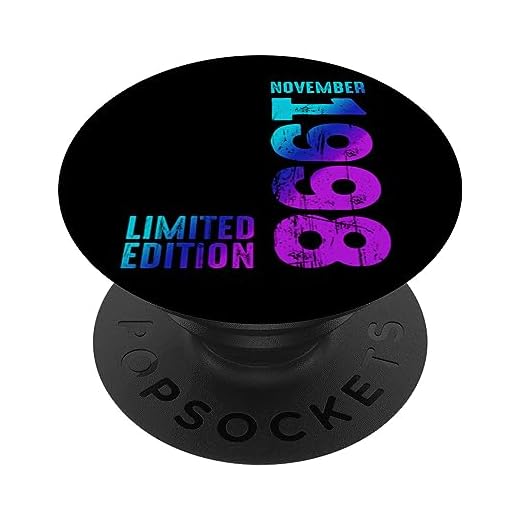 Impresionante noviembre de 1998 desde 1998 Vintage 1998 Retro 1998 PopSockets PopGrip Intercambiable