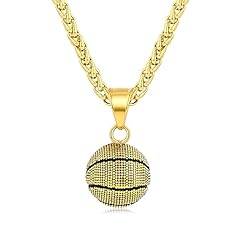 Gold Basketball Necklace 2