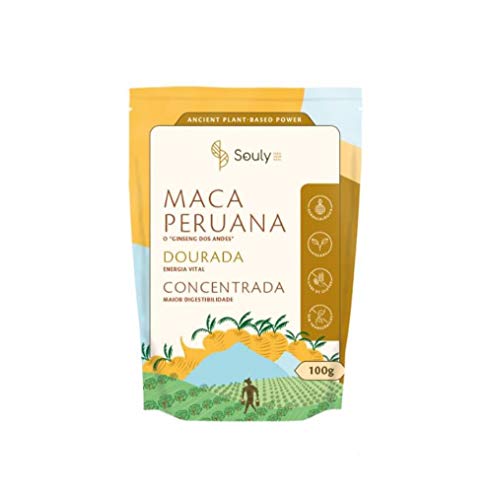 Maca Peruana Dourada em po 100gr