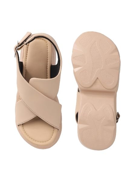 Image of SilverArrow womens Floriva Fashion Sandals|Sandals With Adjustable Buckle Closure|Casual Wear