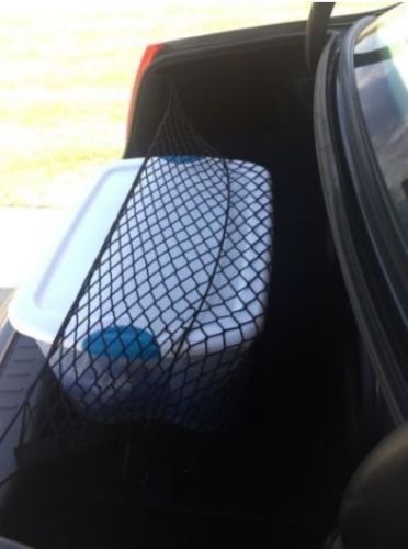 Envelope Style Trunk Cargo Net For Cadillac XLR 2004-2009 - Black Storage Organizer