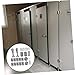 IWOWHERO 1set Public Restroom Partition Tools Bathroom Hinges Easy Clean Stainless Steel Partition Fittings