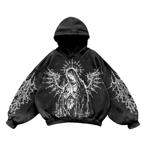 Sweat à capuche homme baggy pour affirmer votre style grunge et Y2K unique