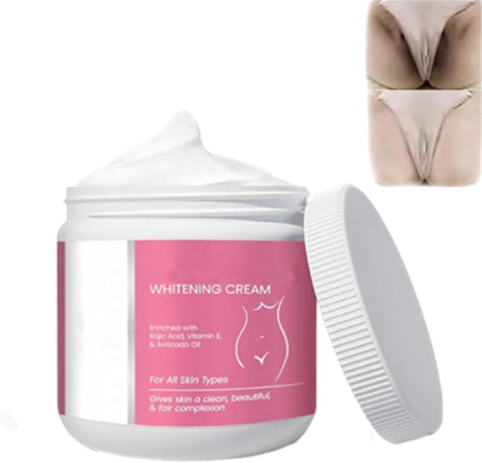 InnerMate Crema sbiancante, 100g crema schiarente per zone intime, crema correttore macchie scure per interno coscia, linea bikini, ascelle (1pcs)