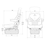 Zoom IMG-1 sedile grammer in tessuto con Zoom IMG-1 sedile grammer in tessuto con