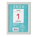 ephemeride lune 2019 Version Civile 2023 Exacompta 32101E - Bloc éphéméride neutre sans support - 9,8 cm x 13,4 cm - 2026