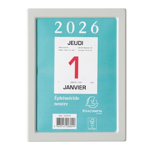�N�I�o�f�B�X �G�O�U�R���^ �y2026�N�Łz ���߂���J�����_�[ �i��j L�T�C�Y EXACOMPTA ex32101 �N�I�o�f�B�X �{�̃T�C�Y:13.4×9.8cm ���u��