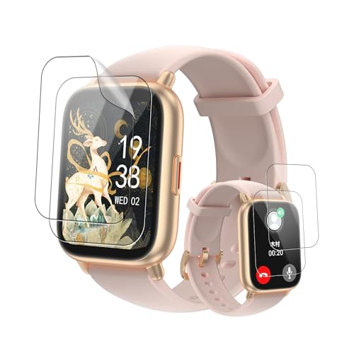 �y4���Z�b�g�zRUIMEN H1 �X�}�[�g�E�H�b�` 1.85�C���` �p �t�B���� YAJOJO �t�B���� ���\�� ��K���X �ی�t�B�����y2024 NEW ���ǁz 24���Ԏ����C���Z�p TPU�f�� �_�炩�� �w�� �C�A�h�~ �����ߗ� �ǂ��^�b�`���x