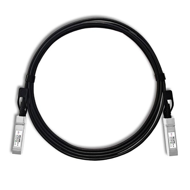 Elfcam® - 2m Kabel SFP do SFP 1,25 Gb Direct Attach, Skrętka Miedziana Direct Attach (DAC), Kompatybilny z Modułem RJ45 SFP, 1000 Mb/s (2M)
