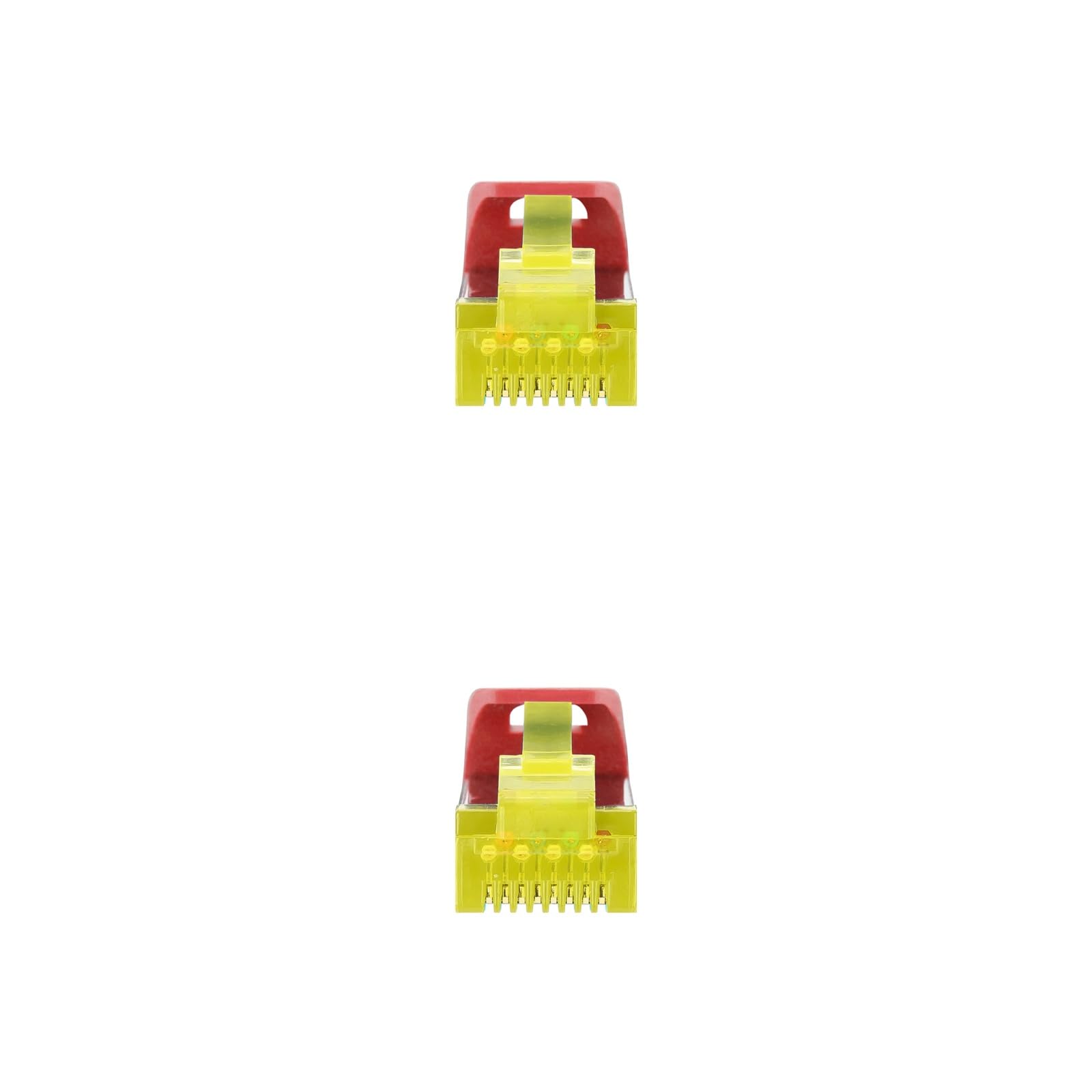 Blendend Cat.6A S/FTP AWG26 LSZH Red 10" Network Cable ideal for fast and secure connections in high speed networks.