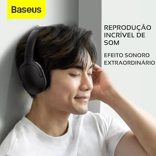 Fone de ouvido Bluetooth sem fio Baseus_D02_Pro (Preto)