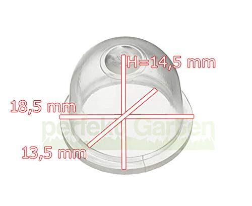 6x Primer-Birnen Für Zama-Vergaser – Transparent, Passend Für Kettensäge & Trimmer