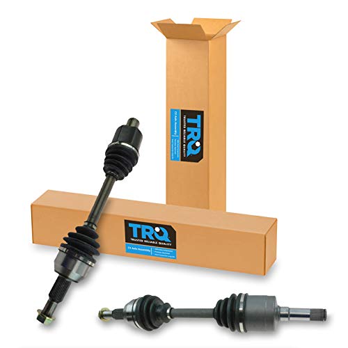 TRQ Front Driver and Passenger Side CV Axle Shaft Assembly Compatible with 2005-2006 Chevrolet Equinox 2006 Pontiac Torrent