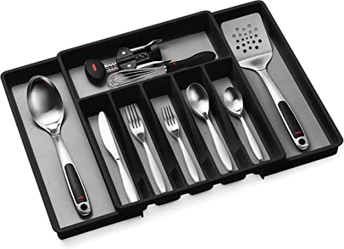 Expandable Cutlery Drawer Organizer, Flatware Drawer Tray For Silverware, Serving Utensils, Multi-Purpose Storage For Kitchen, Office, Bathroom Supplies #TOP6
