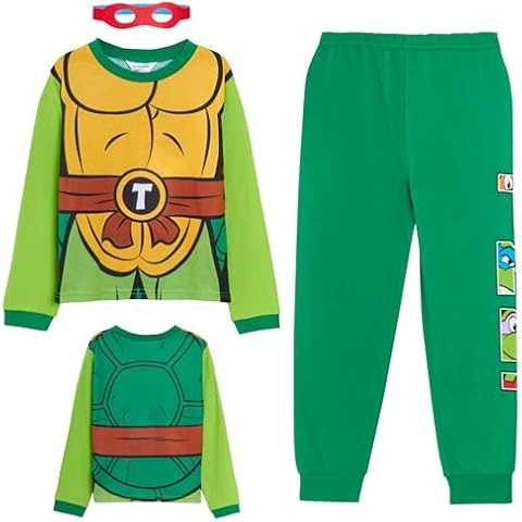 TEENAGE MUTANT NINJA Turtle Pyjamas with Mask Cover