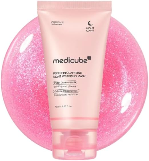 medicube - PDRN Pink Caffeine Night Wrapping Mask, 75 ml