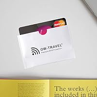 OW-Travel TÜV geprüfte RFID Schutzhülle Kreditkarten - 100% Schutz - NFC Schutzhüllen, Reisepasshülle Reisezubehör für Kreditkarte, Personalausweis – Ansicht 5