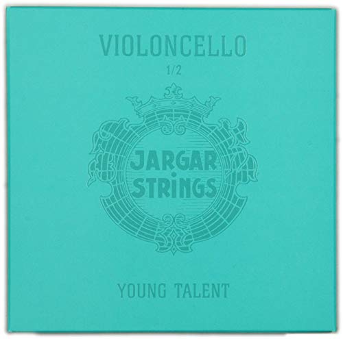 JARGAR Ce-SET-Y-12 Cello Young Talent SET, 1/2 (A:0,76/D:0,99/G:1,18/C:1,71mm) für Cello