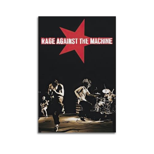 YNTNDYGV Rage Against The Machine Poster Album Music Poster Art Decor Painting Aesthetic Wall Art Canvas for Bedroom Decor 12x18inch(30x45cm) 5