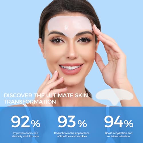 okela forehead wrinkle patches overnight 20 pcs with collagen anti wrinkle patches forehead wrinkles beauty treatment