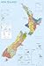 Produktbild Maps New Zealand Neuseeland Landkarten Poster Druck 61x91,5 cm
