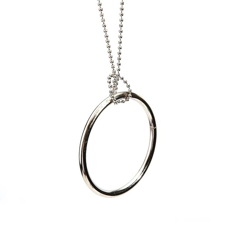 Juego De Magia Con Anillo Y Cadena – Truco De Nudo Metálico, Ilusión De Escape, Perfecto Para Mentalismo Y Magia De Cerca