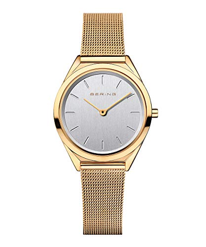 Bering Unisex Analog Quartz Ultra Slim Collection Watch With Stainless Steel Strap & Sapphire Crystal 17031-334 #TOP13