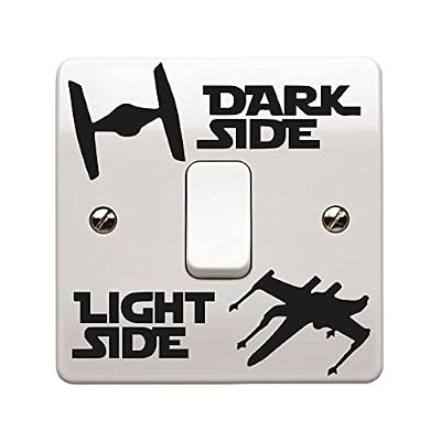 Level - Adhesivo para interruptor de luz, diseño de Star Wars, vinilo, negro, 1 SET | Ya disponible en tu tienda friki favorita! En mundofriki.es! Level - Adhesivo para interruptor de luz, diseño de Star Wars, vinilo, negro, 1 SET | Ya disponible en tu tienda friki favorita! En mundofriki.es!
