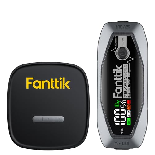 Fanttik T8 APEX 2000 Amp Jump Starter and X9 SE Tire Inflator