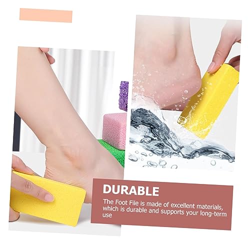Healvian 12 Peças Placa De Fricção De Pedra-pomes Pedicure Pedra-pomes Kit De Arquivos De Pé Esfolia