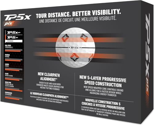 TaylorMade TP5 PIX Golf Balls One Dozen