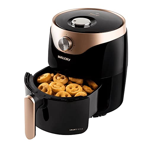 Fritadeira Elétrica Mallory Smart Fryer 3 Litros Preto/Dourado - 127V