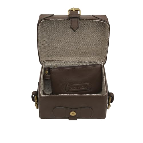 Hidesign brown leather sling bag – image 4