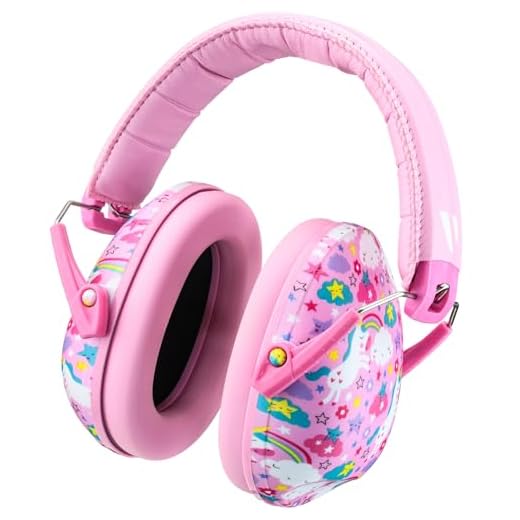 Cuffie Antirumore Bambini Protezione Udito per Otoprotettori - Protezioni Orecchie Acustiche Riduzione di Rumore per Cuffia Protegga le Orecchie del Tuo Bambino - per Poligono di Tiro, Batteria