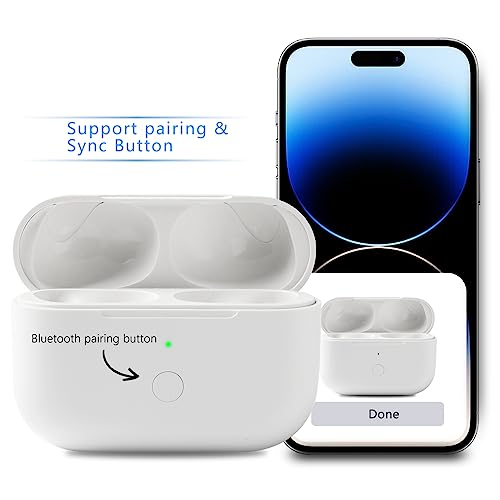 Wireless Airpod Pro Charging Case Replacement With Bluetooth Pairing Sync Button Compatible With Airpod Pro Charger Case #TOP3