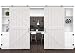 DIYHD 12FT Stainless Steel Top Mount Double Sliding Barn Closet Cabinet Door Track Hardware Kit (12ft-double door kit)