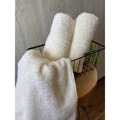 泉州タオル ホテル仕様カラータオル≪アイボリー≫同色3枚セット