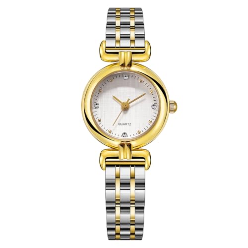 Montre dorée pour femme étanche montre-bracelet quartz chic findtime