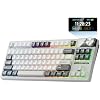 RK ROYAL KLUDGE S85 Wireless Mechanical Keyboard, TKL Keyboard with Display & Ratchet Knob, Triple-Mode Bluetooth/2.4GHz/USB-C, Custom Linear Silent Switches, 7200mAh Battery, Hot Swappable, 85 Keys