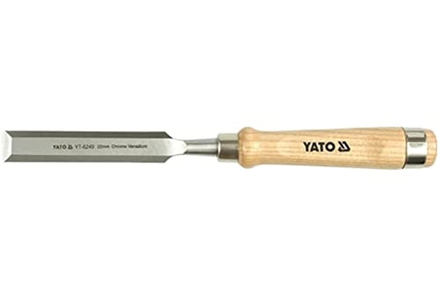 YATO YT-6241 Ciseau crv60 8 mm avec manche en bois