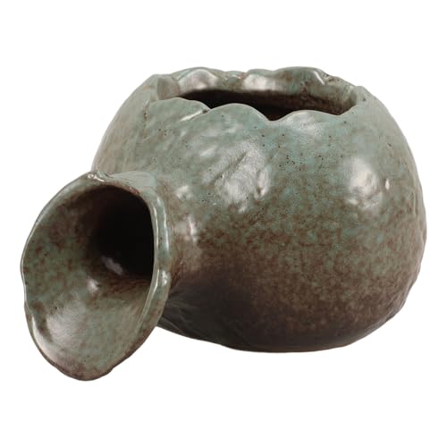 Waterfall Ceramic Jar Fountain Decor Outdoor Indoor Circulating Ceramic Pot for Relaxing Water Features Garden Home Decor and Easy to Operate