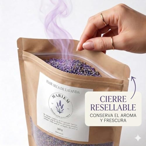 Miniatura 2 de Flor De Lavanda Seca Natural 500 G Mariem 100 Pura Origen España