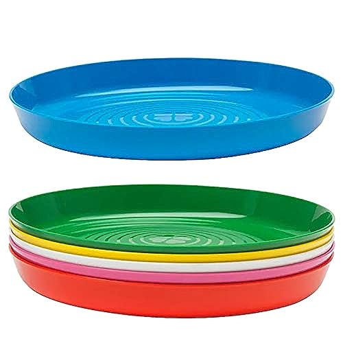 IKEA 5081951946574 KALAS Multi-Coloured Plastic Plate Set 19 x 19 x 5 cm : Amazon.com.be: Home & Kitchen