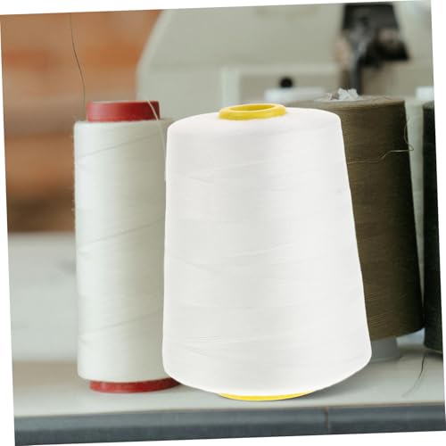 Hilo de costura blanco de algodón 1 rollo miniatura 4