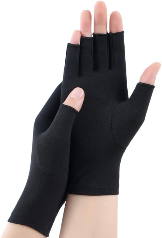 Fingerless Gloves For Women Men – Breathable Soft Half Finger Glove Spandex Blend Moisture Wicking for Sport