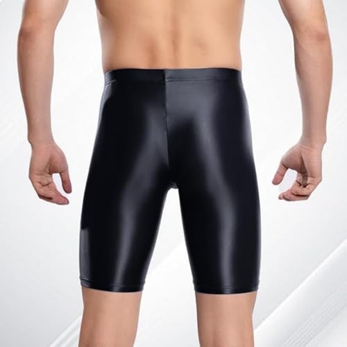 Leggings deportivos de cintura alta para hombres calzones elásticos sin costuras 3