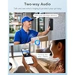 XTU Wireless Video Doorbell Camera, 180° Head-to-Toe Video, Live View with Two-Way Talk, 2.4G Wi-Fi Doorbell Camera with Chime, Local/Cloud Storage, Human Detection, Works with Alexa & Google Home - Image 5