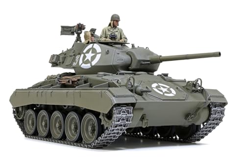 Maquette militaire Tamiya 35391 US M24 Chaffee | Kit de modélisme plastique 1:35 Euro Theatre