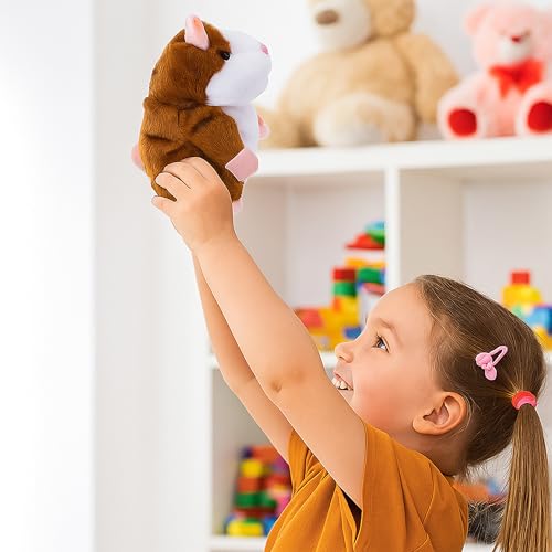 Retoo Sprechender Hamster, PlüschHamster Wiederholt, Sprechende Hamsters