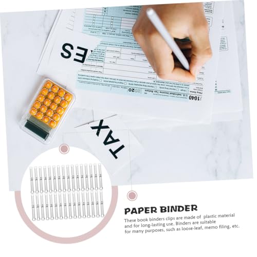 Pinces à reliure métalliques robustes et légères pour fixation de documents